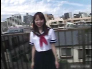 Japanese schoolgirl upskirt at hand develop b publish part2